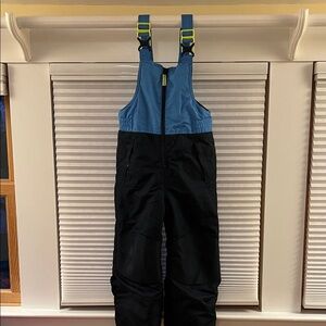 Champion Blue and Black Kids Snow Overalls